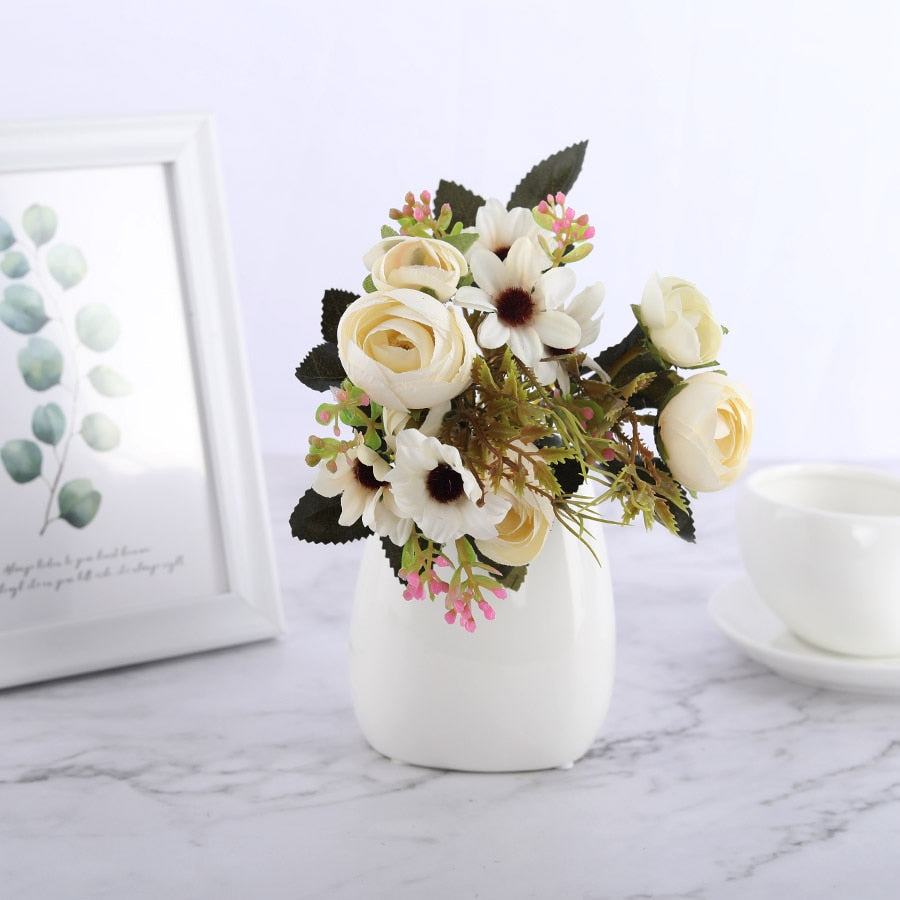 Silk Camellias Artificial Flowers