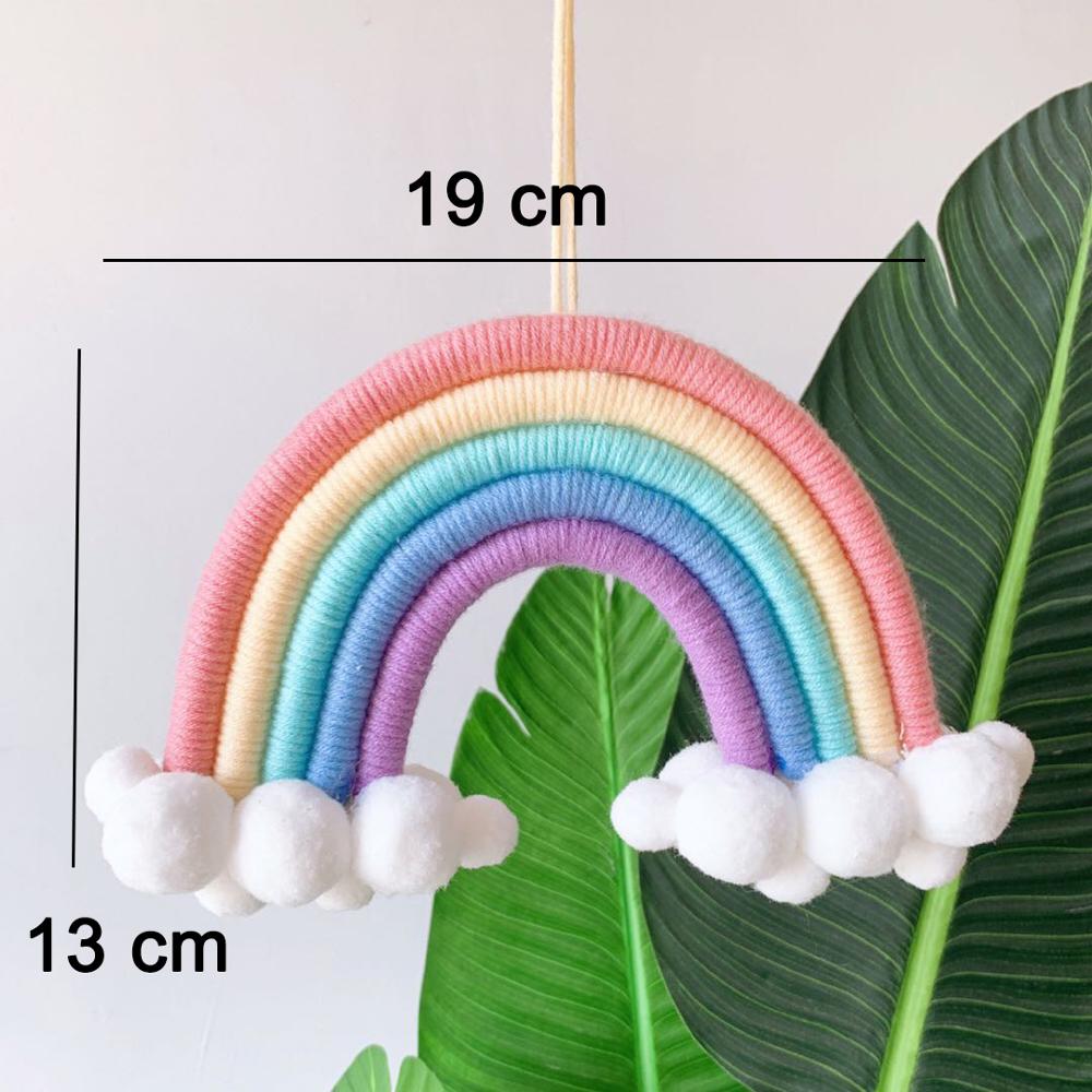 Rainbow & Clouds Wall Hanging Decor