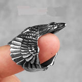 Flying Eagle Stainless Steel Men Rings