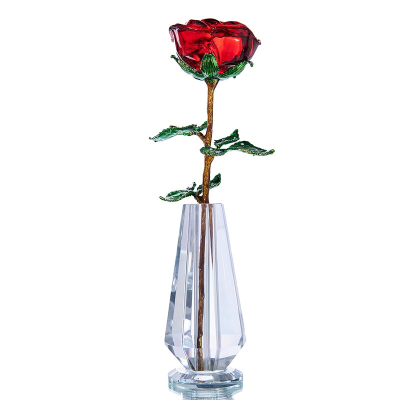 Crystal Red Rose