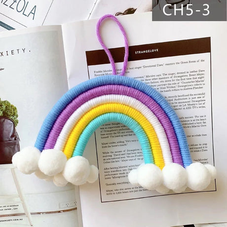 Rainbow & Clouds Wall Hanging Decor