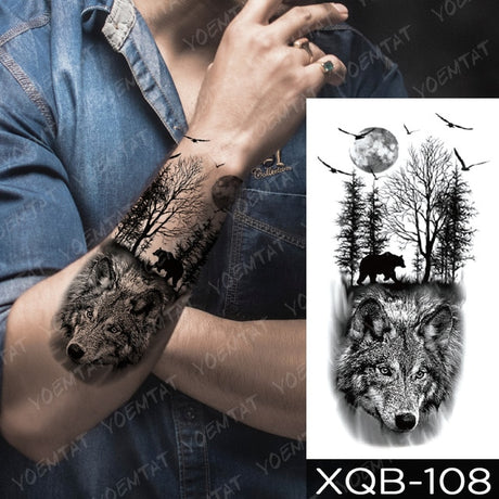 Wild Thing Temporary Tattoos