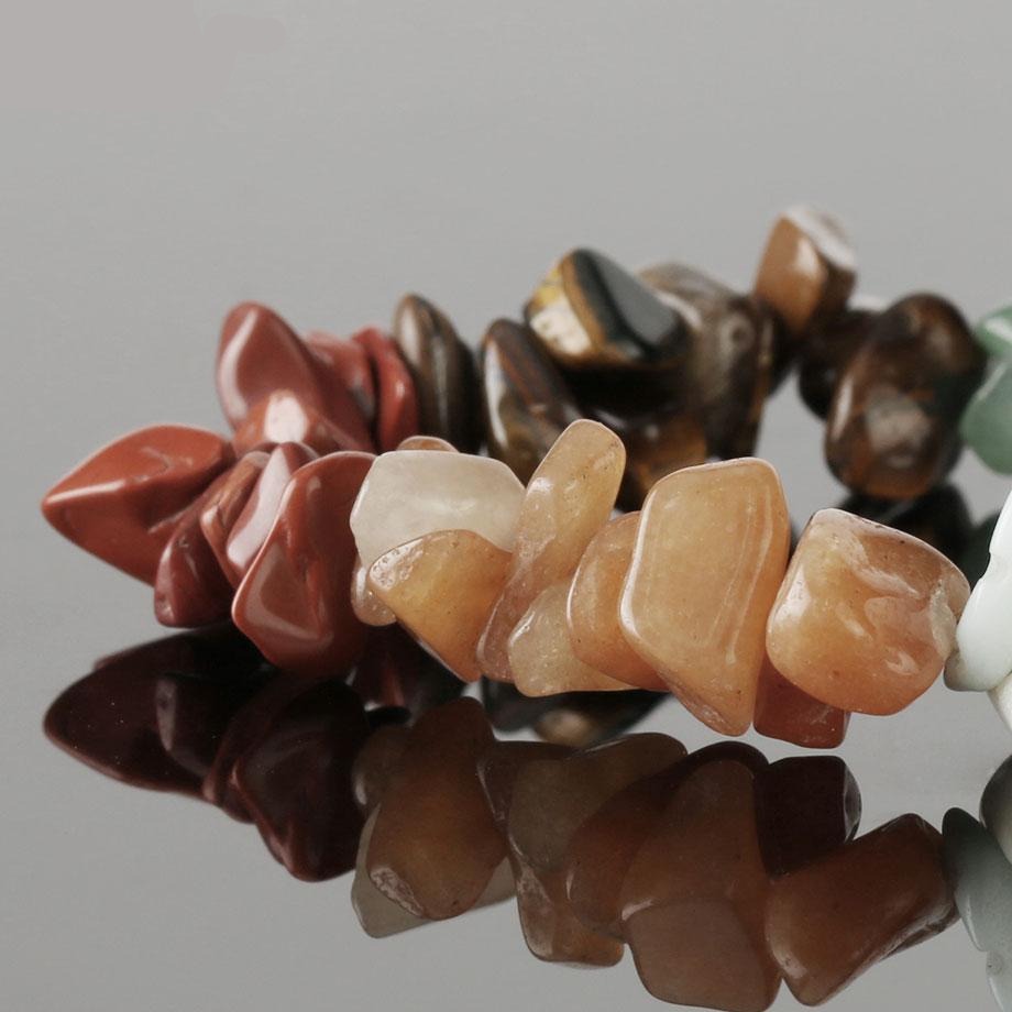 Seven Chakras Natural Stone Healing Crystal Bracelet