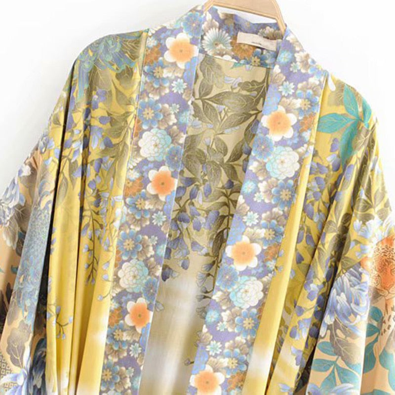 Indian Summer Long Kimono