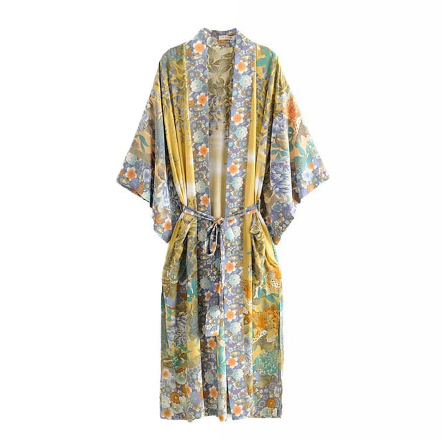 Indian Summer Long Kimono