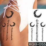 Waterproof Temporary Tattoos Snake Flower Rose Mandala Lace Fox Lion Cat Tree