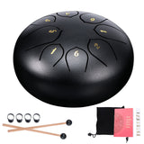 6 Inch Steel Tongue Drum Set Percussion Musical Instrument