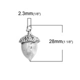 Two Acorn Charms
