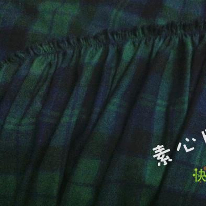 Outlander Loose Plaid Fringe Asymmetrical Winter Skirts