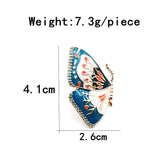 Sweet Enamel Butterfly Earrings