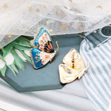 Sweet Enamel Butterfly Earrings