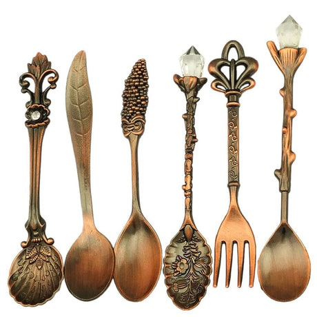 Set of Six Apothecary Spoons Witches Kitchen