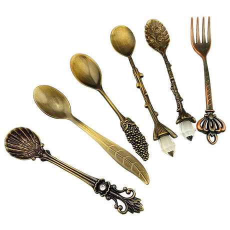 Set of Six Apothecary Spoons Witches Kitchen