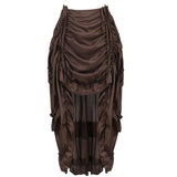 Steampunk Costume Pleated Long Skirt 5 Colours