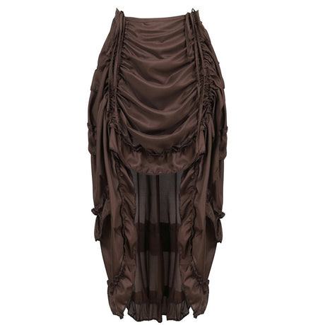 Steampunk Costume Pleated Long Skirt 5 Colours