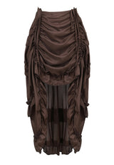 Steampunk Costume Pleated Long Skirt 5 Colours