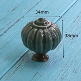 Add A Spot Of Green - One Ceramic Knob Dresser Cabinet Furniture Hardware