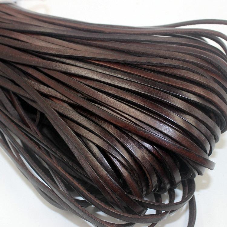 2 Meters Genuine Leather Cord 1.5-10mm Round/Flat Necklace Bracelets DIY Jewellery - Woodland Gatherer Woodland Gatherer | Australian Online Gift Store | Gifts & Treasures | Special Occasions & Everyday Fun | Whimsical Treats | Costumes | Jewellery | Fashion | Crafting DIY | Stationery | Boho Festival Fashion | Home Decor & Fittings     Afterpay Available Paypal Available Humm Available Worldwide Shipping Available