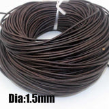 2 Meters Genuine Leather Cord 1.5-10mm Round/Flat Necklace Bracelets DIY Jewellery - Woodland Gatherer Woodland Gatherer | Australian Online Gift Store | Gifts & Treasures | Special Occasions & Everyday Fun | Whimsical Treats | Costumes | Jewellery | Fashion | Crafting DIY | Stationery | Boho Festival Fashion | Home Decor & Fittings     Afterpay Available Paypal Available Humm Available Worldwide Shipping Available