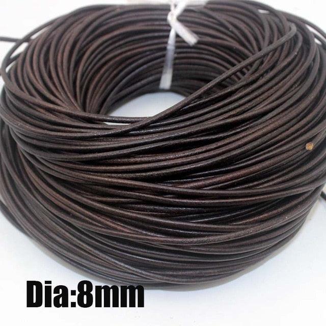 2 Meters Genuine Leather Cord 1.5-10mm Round/Flat Necklace Bracelets DIY Jewellery - Woodland Gatherer Woodland Gatherer | Australian Online Gift Store | Gifts & Treasures | Special Occasions & Everyday Fun | Whimsical Treats | Costumes | Jewellery | Fashion | Crafting DIY | Stationery | Boho Festival Fashion | Home Decor & Fittings     Afterpay Available Paypal Available Humm Available Worldwide Shipping Available