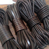 2 Meters Genuine Leather Cord 1.5-10mm Round/Flat Necklace Bracelets DIY Jewellery - Woodland Gatherer Woodland Gatherer | Australian Online Gift Store | Gifts & Treasures | Special Occasions & Everyday Fun | Whimsical Treats | Costumes | Jewellery | Fashion | Crafting DIY | Stationery | Boho Festival Fashion | Home Decor & Fittings     Afterpay Available Paypal Available Humm Available Worldwide Shipping Available