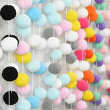 Felt Balls String Ornament Pom Pom Bunting