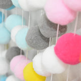 Felt Balls String Ornament Pom Pom Bunting