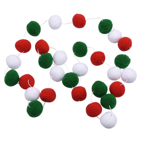 Felt Balls String Ornament Pom Pom Bunting