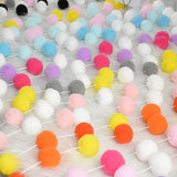 Felt Balls String Ornament Pom Pom Bunting