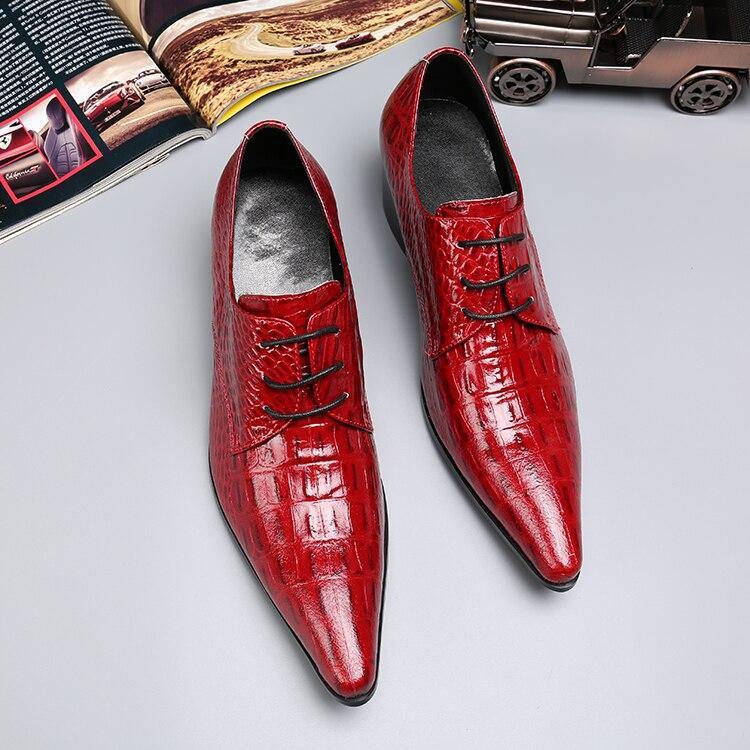 Seriously Red | Men's Leather Dress Shoes - Woodland Gatherer