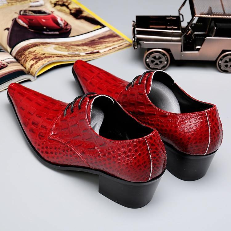 Seriously Red | Men's Leather Dress Shoes - Woodland Gatherer