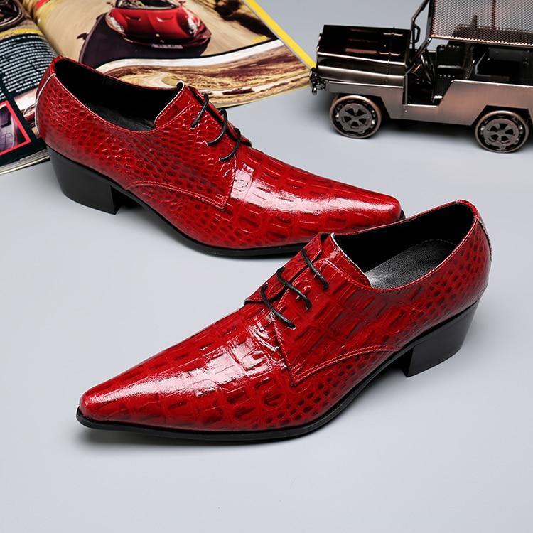 Seriously Red | Men's Leather Dress Shoes - Woodland Gatherer