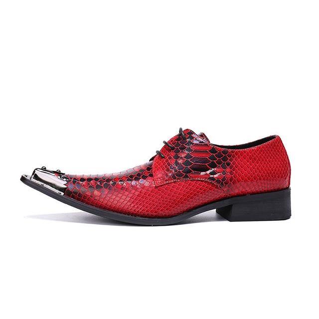 Seriously Red | Men's Leather Dress Shoes - Woodland Gatherer