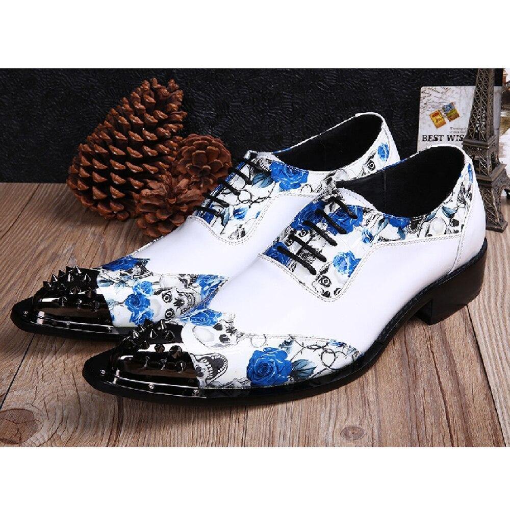 Size 6 To 13 Classic Italy Mens Oxford Real Leather Shoes White Lace Up  Pointed Toe Wedding Party Dress Formal Shoes for Men - AliExpress