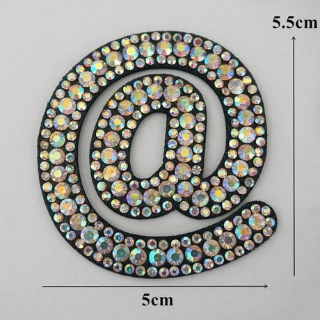 26 Letters Rhinestones Alphabet | Appliqués Patches - Woodland Gatherer
