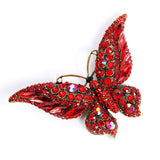 Big Sparkly Butterfly Brooches
