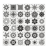 36Pcs Mandala Painting Templates DIY Craft Tools