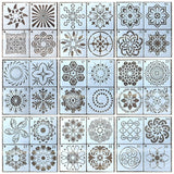 36Pcs Mandala Painting Templates DIY Craft Tools