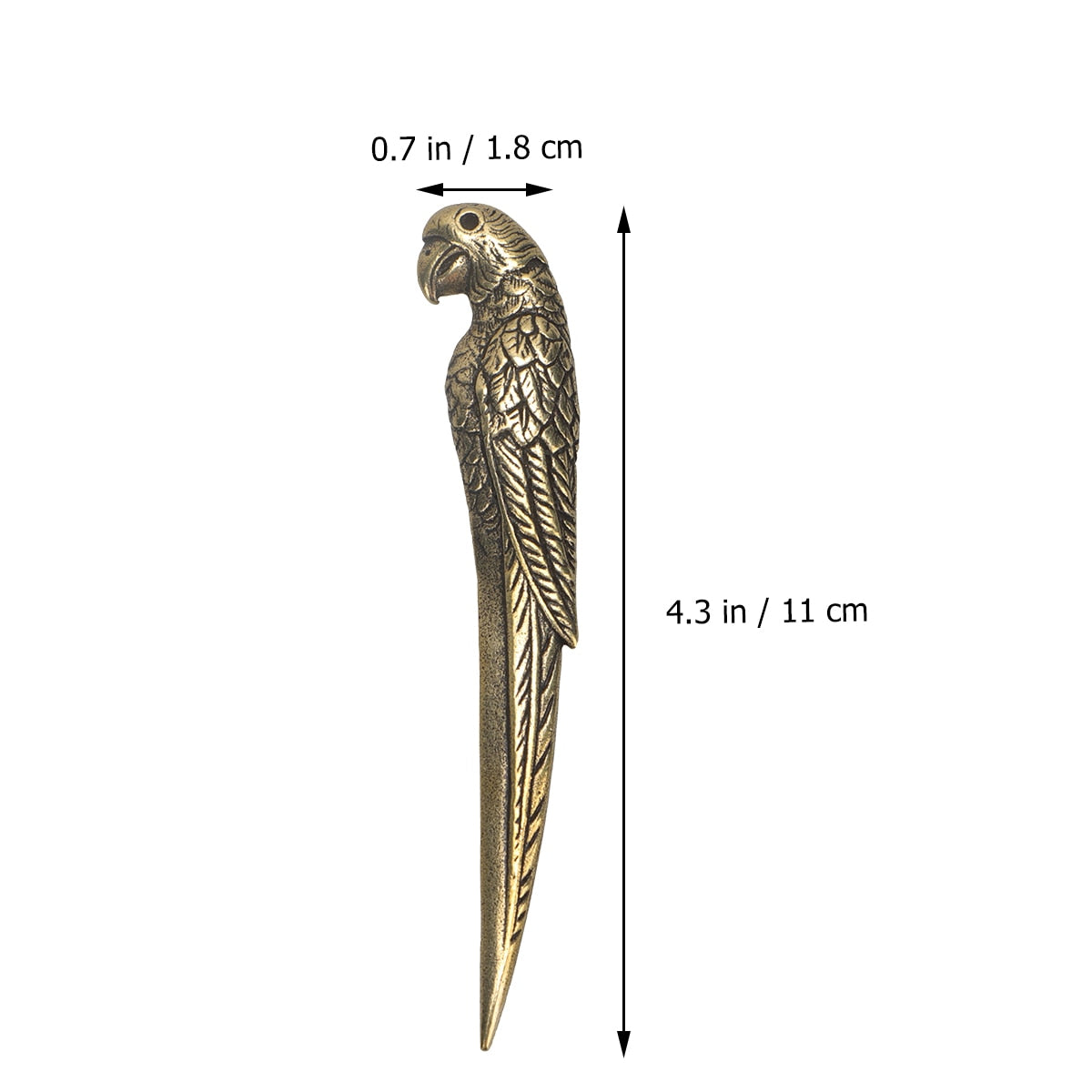 Copper Parrot Tea Needle