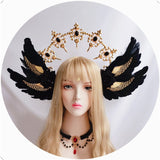 Black Wings Apollo's Halo Crown