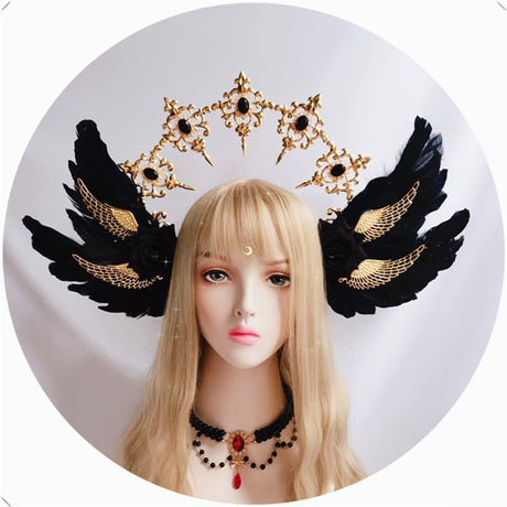 Black Wings Apollo's Halo Crown