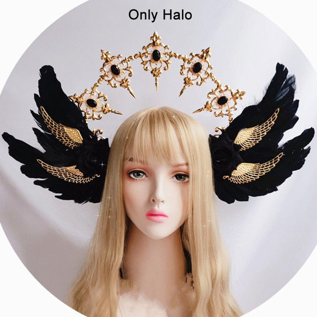 Black Wings Apollo's Halo Crown