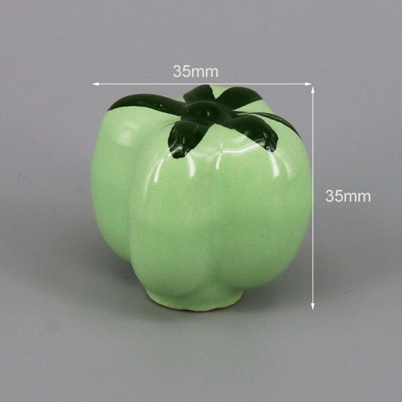Add A Spot Of Green - One Ceramic Knob Dresser Cabinet Furniture Hardware