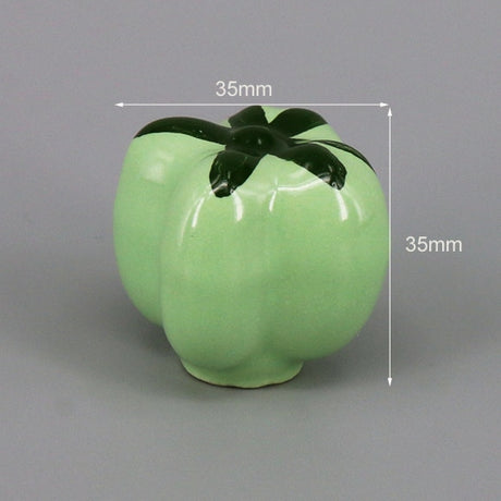 Add A Spot Of Green - One Ceramic Knob Dresser Cabinet Furniture Hardware