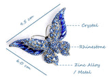Big Sparkly Butterfly Brooches