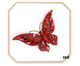 Big Sparkly Butterfly Brooches