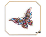 Big Sparkly Butterfly Brooches