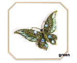 Big Sparkly Butterfly Brooches
