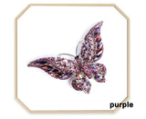 Big Sparkly Butterfly Brooches