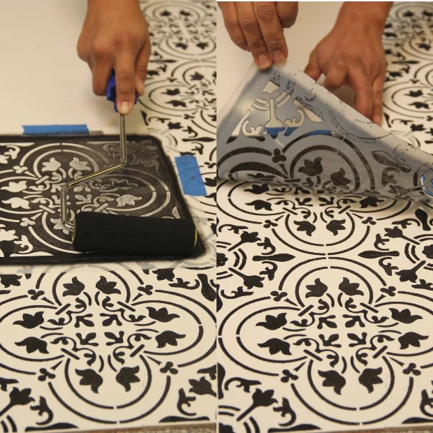 Giant Mandala Wall Stencils